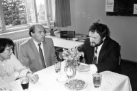 Chairman of the graduation committee, Turnov Grammar School, 1991