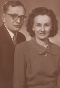 Pamětníkovi rodiče - Domicela, rozená Šimaňská, a Tadeáš Kaminští