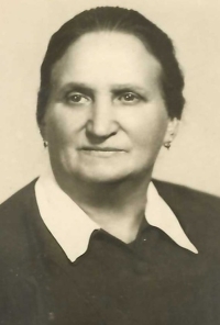 Grandmother Trčková, 1945