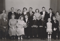 Marie Satrapová's wedding photo, 1960