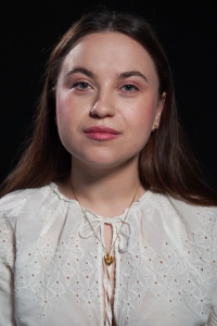 Yulia Turba during the interview, 2025