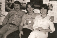 In Austria with parents, 1989