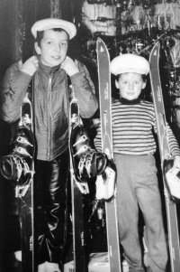 Alan Kubica with his younger brother Jan