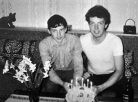 Alan Kubica with his younger brother Jan