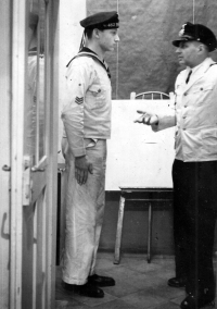 Navy cadets of the German army during World War II