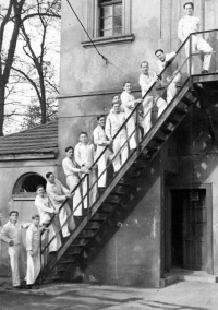 Navy cadets of the German army during World War II