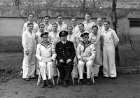 Navy cadets of the German army during World War II