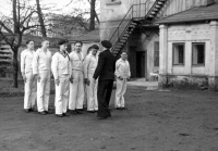 Navy cadets of the German army during World War II