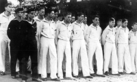 Navy cadets of the German army during World War II