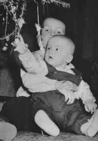 Alan Kubica with his younger brother Jan