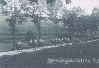 Procession to St. Catherine's Church between the world wars