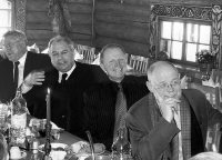 Jaroslav Veis with the Senate delegation in Russia, about 2002