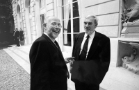 Jaroslav Veis with Senate Vice-Chairman Petr Smutný at the American Embassy in Prague, c. 2007