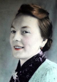 Witness's mother Františka Bröckl, née Círová, circa 1938