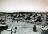 The British POW camp in Egypt where the witness's uncle Anton Cír was held captive (circa 1945-47)