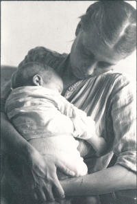 First son Jeník with his wife, c. 1981