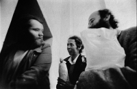 In Gallery F with photographer Dušan Šimánek, 1982