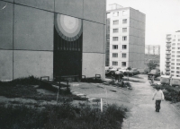 Building an arboretum at the housing estate in Banská Bystrica, 1985