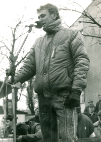 Jaroslav Špaček, November 1989