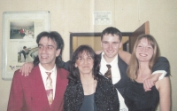 Brother Josef with his girlfriend and children, 2003