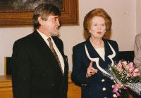On 17 November 1999, former British Prime Minister Margaret Thatcher came to Prague to unveil a statue of Winston Churchill