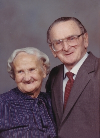 Jaroslav Švec and his wife, one of the organizers of the so-called Freedom Train