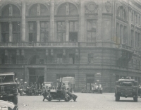 Senovážné (formerly Gorkého) Square in Prague on 21 August 1968. Photo: husband of Jindřiška Pejcharová