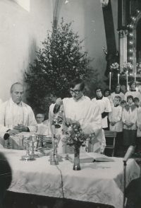 The first Mass that Jáchym Jaroslav Šimek celebrated after his ordination in his native Nížkov