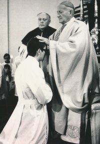 Ordination of Jáchym Jaroslav Šimek by Cardinal František Tomášek (1977, St. Vitus Cathedral)