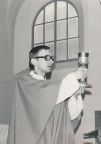 Jáchym Jaroslav Šimek as chaplain in Náchod