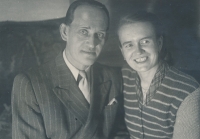 Parents Jiří and Růžena Hanke - turn of the 1940s and 50s