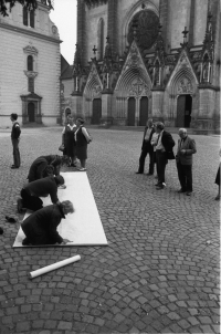 Great frottage, Olomouc 1986