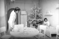 Event with students White Christmas, 1990