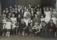Wedding of Jindřich Joch and Marie Kuděrová, Suchdol nad Lužnicí, 1963