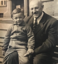 Karel Matouš with his grandfather Karel Matouš I.