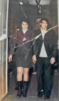 With her husband Jaroslav Gunár