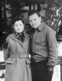 Waltraud Benová and Erich Bena, 1958