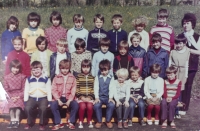 Class photo with Jaroslav Macoun