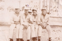 Oleksa Riznykiv during his military service
