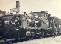 Celebration of 100 years of the railway Jihlava - Pelhřimov, 26 May 1938