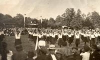 Women's Sokol Exercise in Jihlava, undated