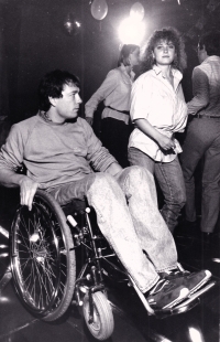 Jan Šisler and his wife (1984)