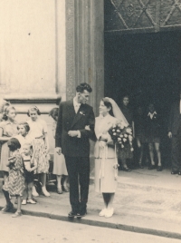 Jaroslava a Jiří Jandovi, 1954