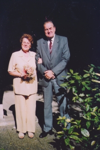 Jaroslava a Jiří Jandovi, zlatá svatba 2004