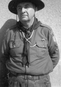 Mirko Juna in a hero costume at the beginning of the nineties