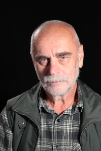 Erich Kříž during filming