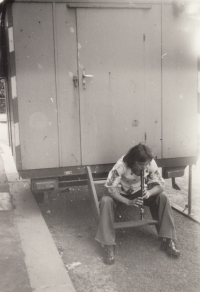 Milan Linhart in Prague, 1972