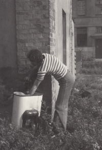 Milan Linhart in Karlovy Vary, 1970s