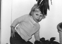Daughter Alena "Alík" Vrbková, approximately 1975