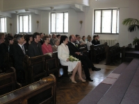 Milan Hluchý's wedding with his second wife Hana Hluchá, née Burešová